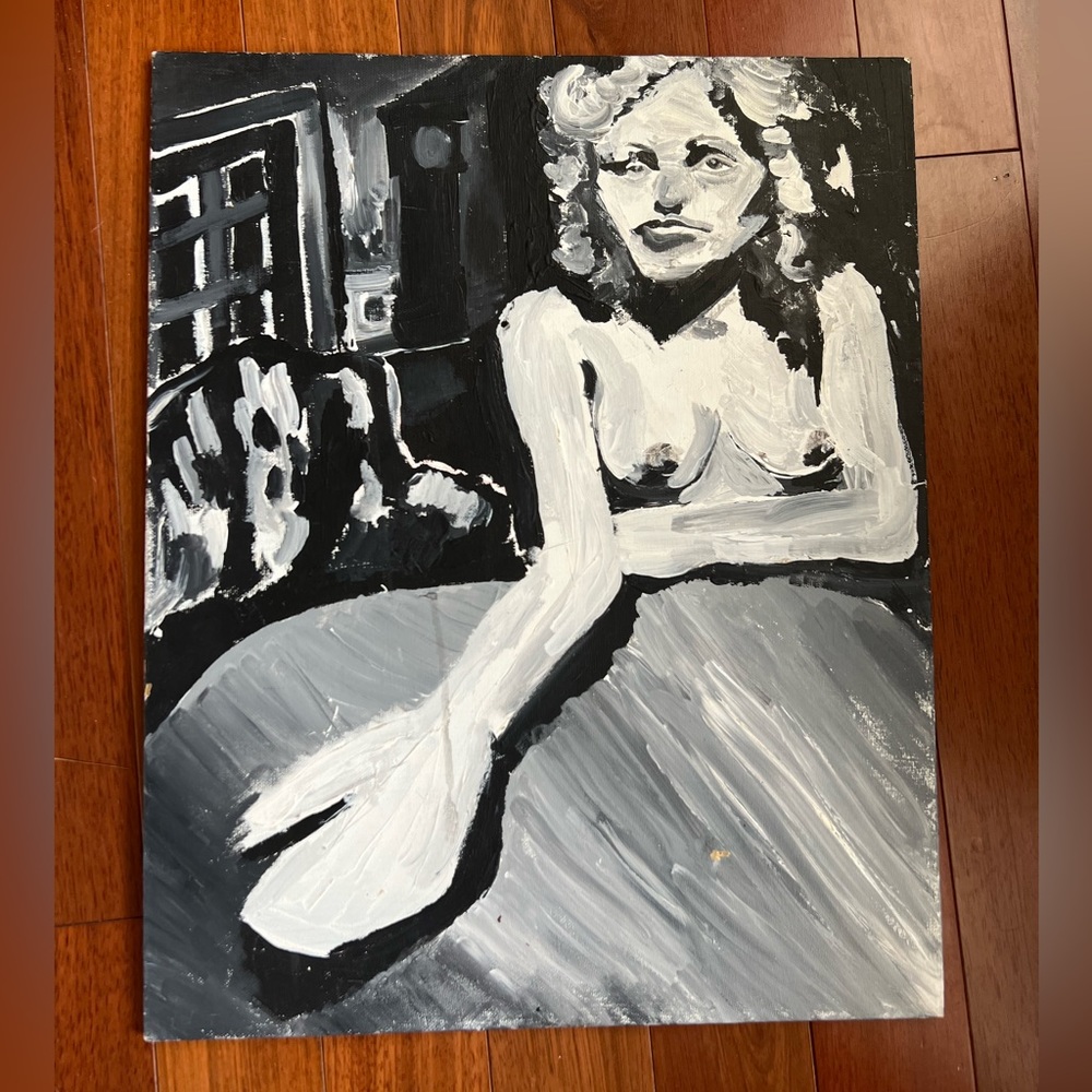 Lend me a hand 16” x 20” original painting by myself acrylic on canvas panel